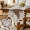 American Style Light Luxury Tablecloth with Long Embroidered Lace Mesh, TV Cabinet Cover, Household Dining Table Flag