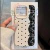 For iPhone 17 Pro Max Air 16E 15 14 13 12 11 Case Black Lace Shockproof Phone Cover For iPhone XS Max XR X XS 16 Plus Soft Cover