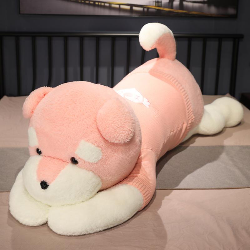 Schnauzer Doll Pillow Dog Pillow Girl Sleeping Rag Doll Simulate Plush Toy Huge Number Doll
