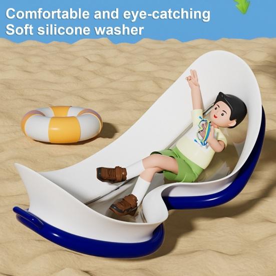 Kids Swim Goggles with Nose Clip Waterproof No Leakage UV Protection Clear Lens Boys Girls Silicone Goggles Scuba Diving Snorkeling