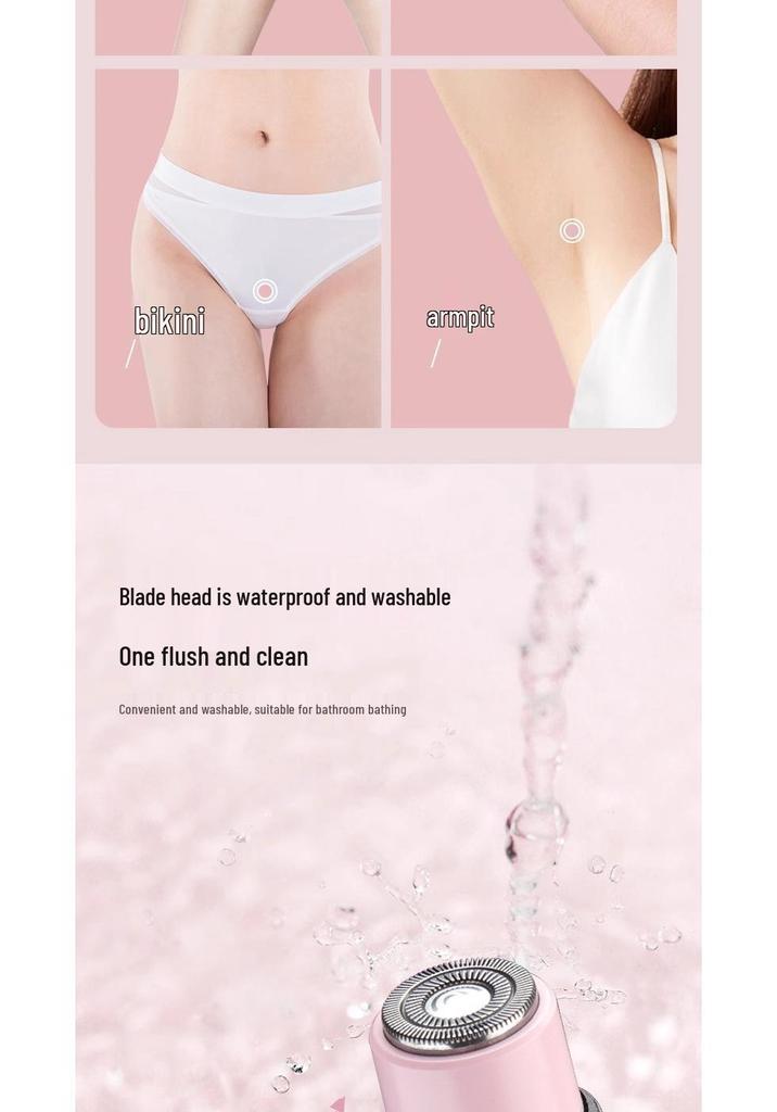 Women's Double-Head Electric Epilator & Trimmer