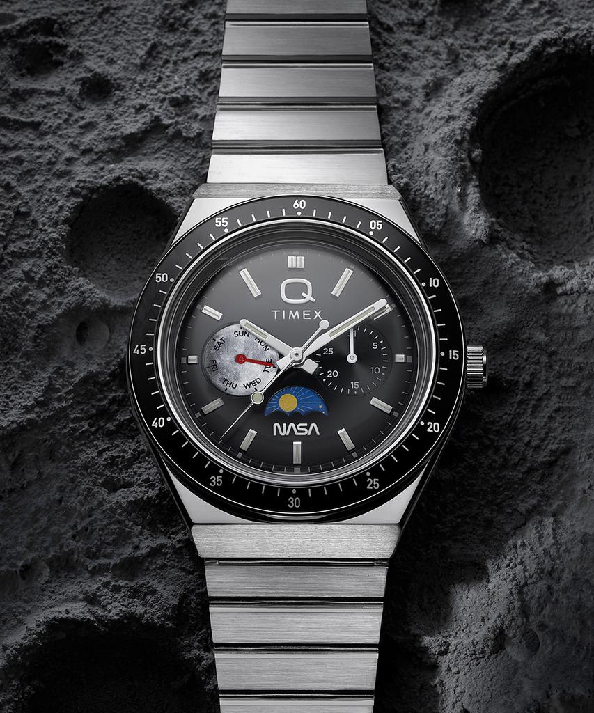 Taimaegseu X Nasa Q Timex Vintage Metal Watch 40Mm