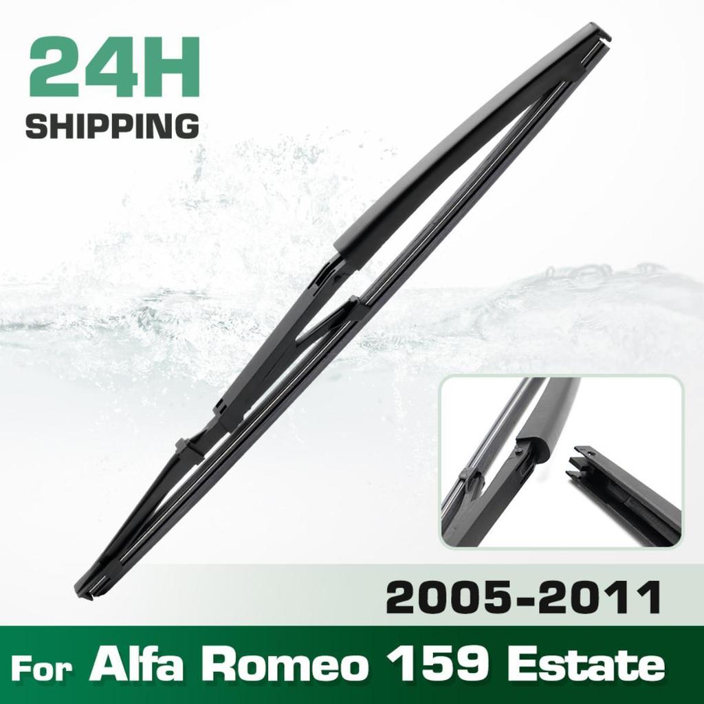 Rear Windshield Wipers Blades,Premium All-Season Wiper Blades Replacement For Alfa Romeo 159 Estate 2005-2011