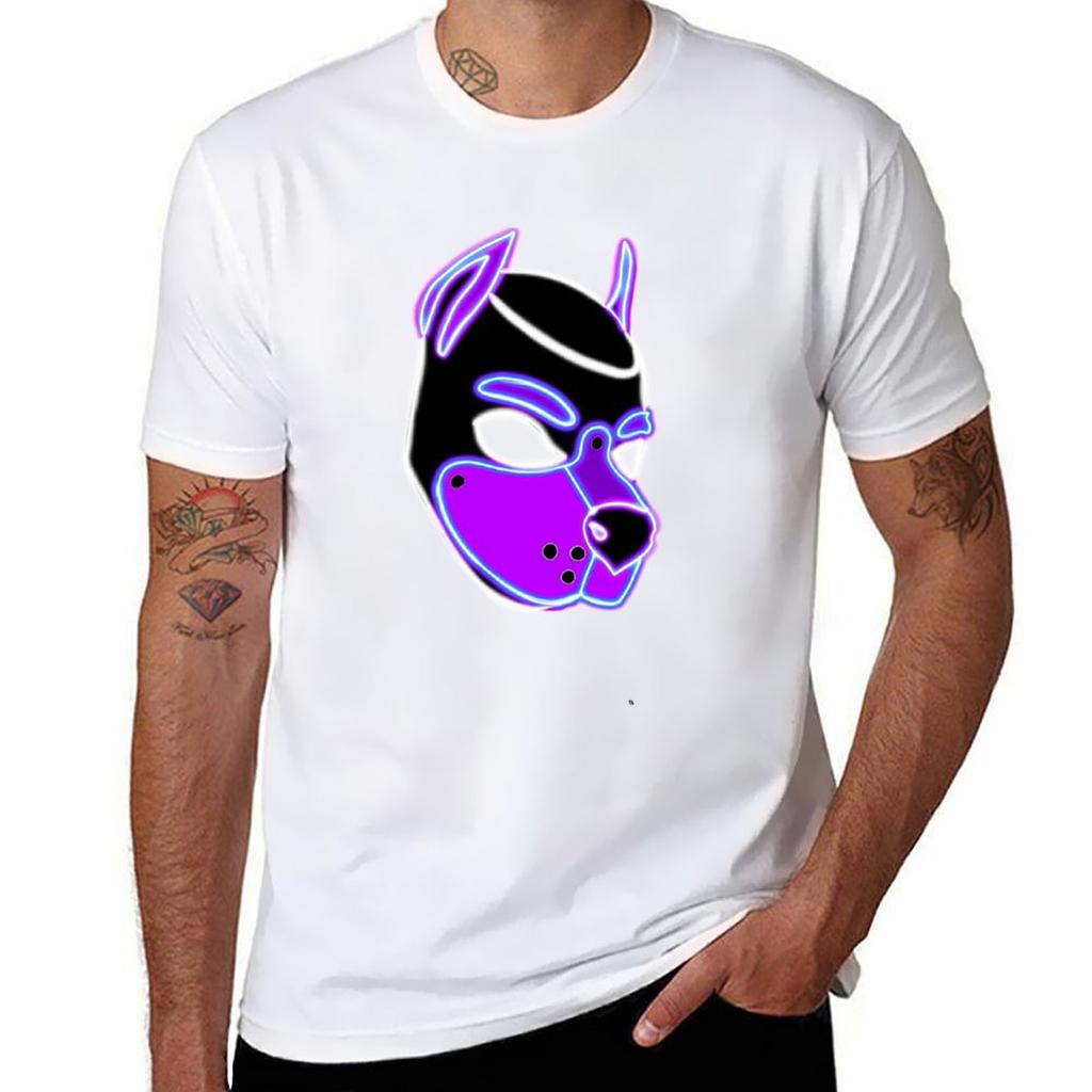 Purple Pup T-Shirt cute clothes Blouse quick drying customs design your own mens graphic t-shirts funny