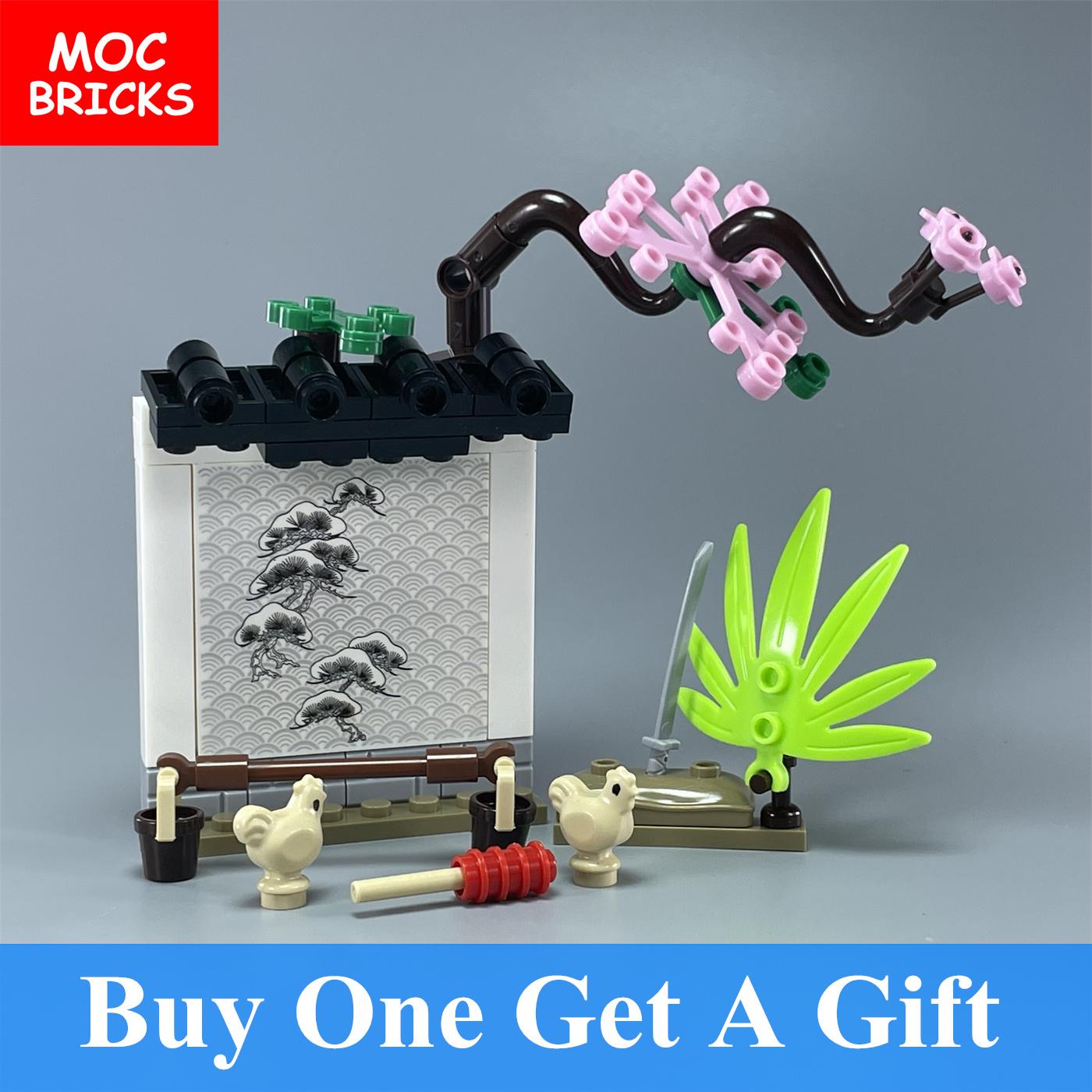 MOC BRICKS Китайская Древняя Улица вид культура Новый Год Традиция Праздник Весны Архитектура Модель Строительный Блок diy игрушки