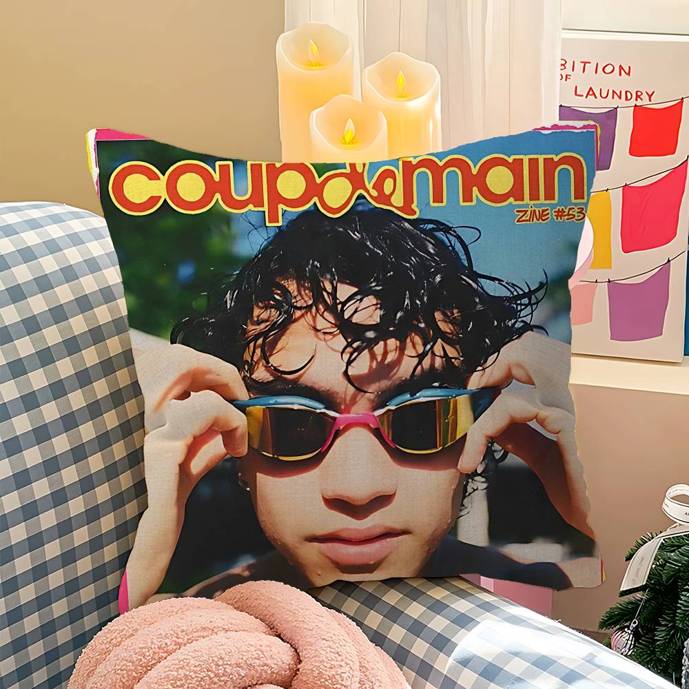 D-Dominic Singer F-Fike Cushion Cover Polyester Sofa Cushions Decorative Throw Pillows Home Decoration Pillowcover