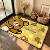 Cartoon-N-rIlakkumas Kawaii Carpet Bathroom Anti-slip Mat Door Mat Home Decoration Mat Entrance Door Mat Scratch-resistant Door