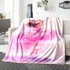 Floral Ballerina Dance Gift Blanket Durable Comfort Suitable for Sofa Couch Office Bed Picnics All-Season Use Digital Print Perfect GiftY19