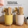 1Pcs Cutlery Storage Holder Plastic Multi Functional Drain Chopstick Tableware Knife Spoon Fork Chopstick Container Kitchen Tool