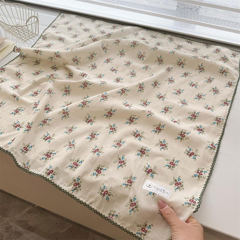 Square Scarf Women High Quality Bandana Female Headkerchief cotton linen Feeling Neckerchief Hijab Shawl Warps Summer Scarves