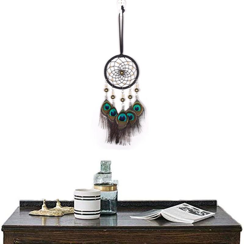 Mini Dream Catcher Car Pendant Wind Chimes Feather Ornament Home Decor And Wall Hanging Adornment Premium Durable