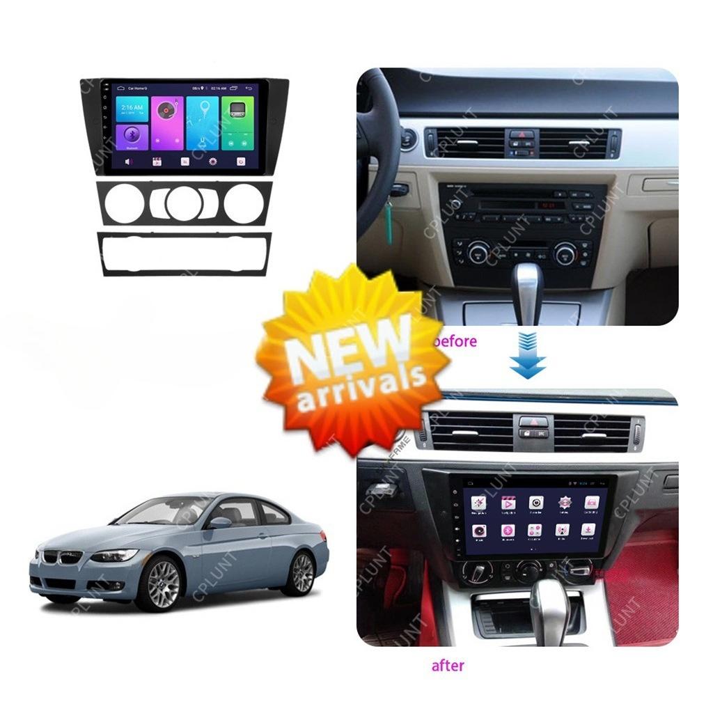 Replacement AC Panel for BMW 3 Series E90 E92 E93 Car Audio Navigation Frame Dashboard Trim