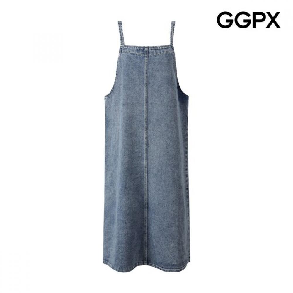 Ggpx Casual Denim Bustier Dress Gq5op012f sky blue/F