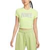 Nike As W Nsw Slim Crop Round Neck Logo Comfortable Short Sleeve Outdoor Quick Dry T-Shirt Women T-Shirt Green HQ1710360