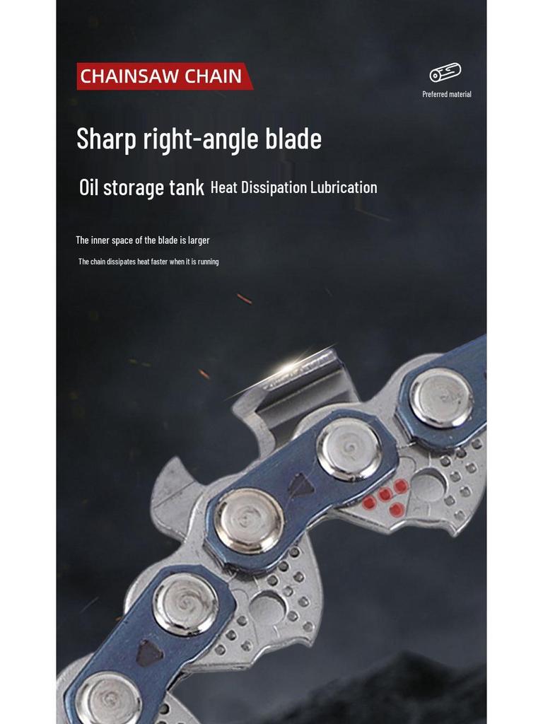 Hochwertige 3/8 Kettensägenschneidekette für 20-22 Zoll Elektro-Sägeschiene - Holzschneidwerkzeug mit Lithiumbatterie