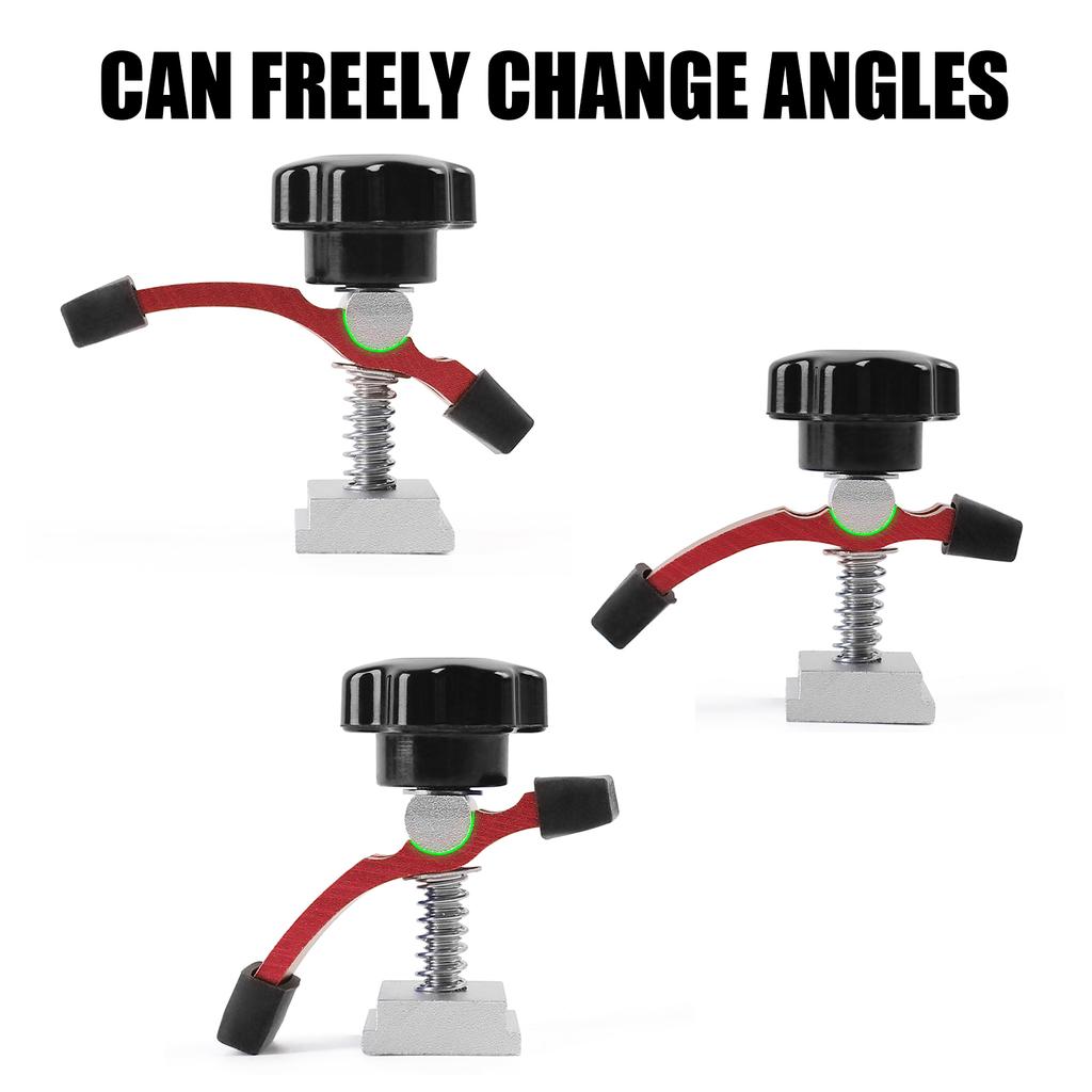 1/2Pc Quick Acting T-Track Hold Down Clamp with T Silder Aluminum Alloy Woodworking Clamps Jig for Routers Drill Presses CNC