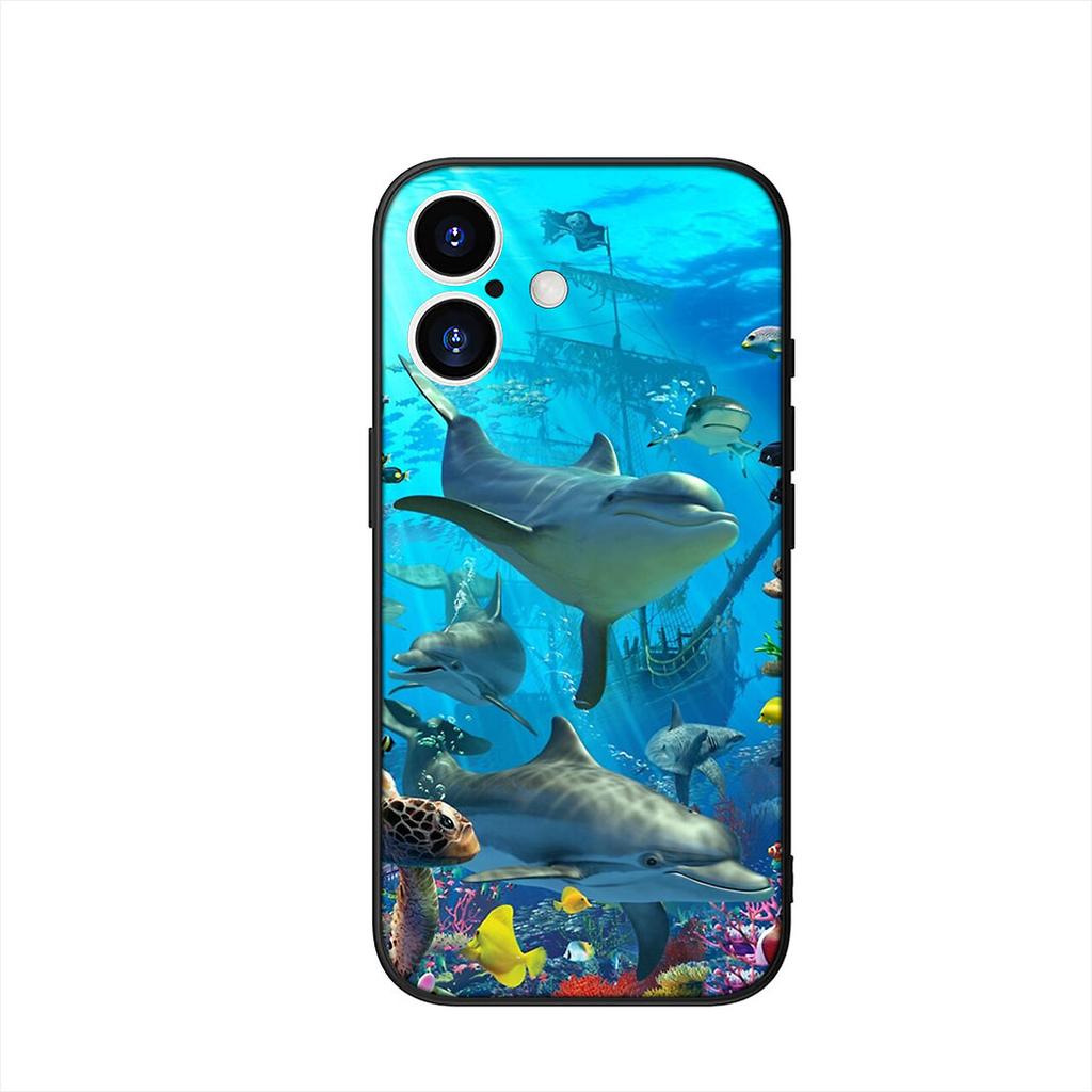 Phone Cover for Xiaomi Poco X7 X6 X5 F7 F6 F8 Ultra F5 M6 M7 M8 Pro C85 C75 C65 C71 C61 Case Dolphin Animal Casing