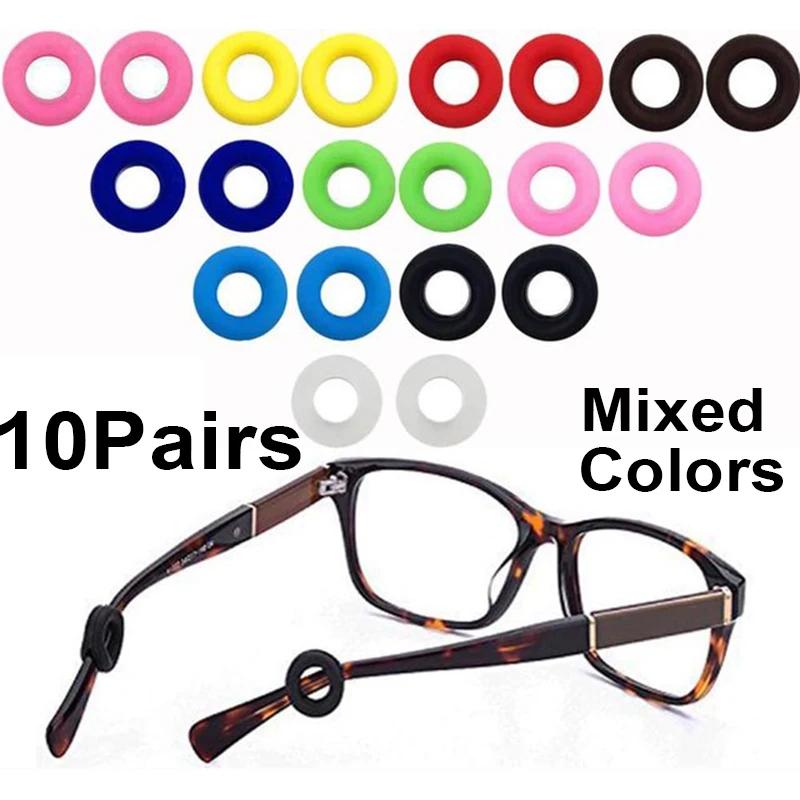 Silicone Anti-slip Ear Hook Glasses Leg Ear Sleeve Bracket Fastener Clear Eyeglasses Accessories Grip Anti-fall Eyewear Holder