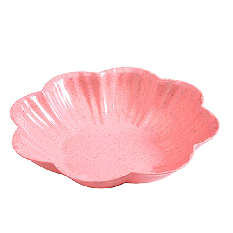 Plum Blossom Shape Fruit Plastic Plate Bowl Candy Melon Snack Nut Box Living Room Home Decoration