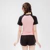 Women's Conservative Sporty Two-Piece Swimsuit - Slimming Tummy Coverage Swimwear