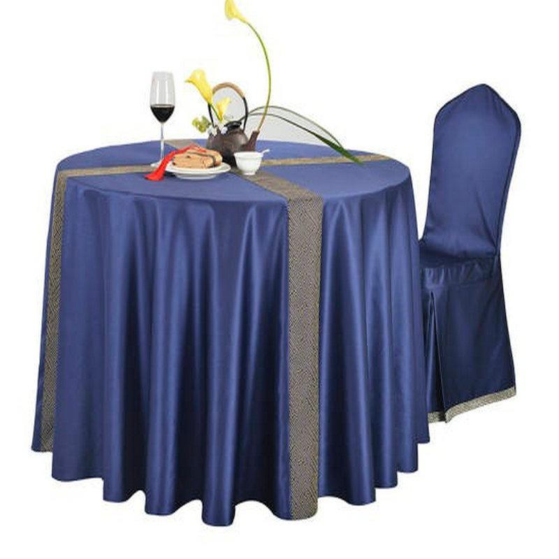Solid Color Satin Round Table Cloth Tablecloth Table Cover Overlay For Birthday Wedding Banquet Restaurant Festival Party Supply
