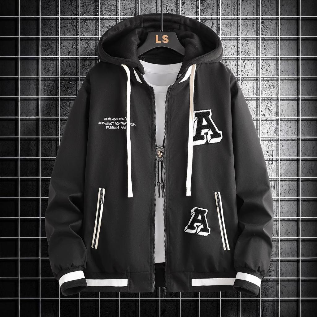 Spring and Autumn Trendy Brand Men's Tops, New Trendy Sports and Leisure Versatile Shirts and Jackets