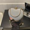 Yogodlns Evening Clutch Bag Women Bag Shiny Handbag Heart Shape Clutches Bag Fashion Chain Shoulder Crossbody Bag Luxury Lady Purse