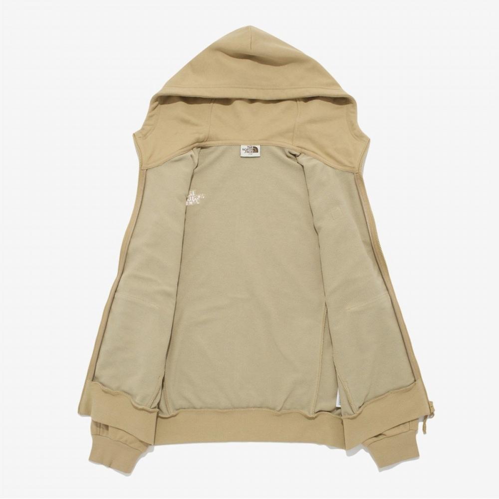 The North Face White Label Mini Box Logo Zip Up Beige