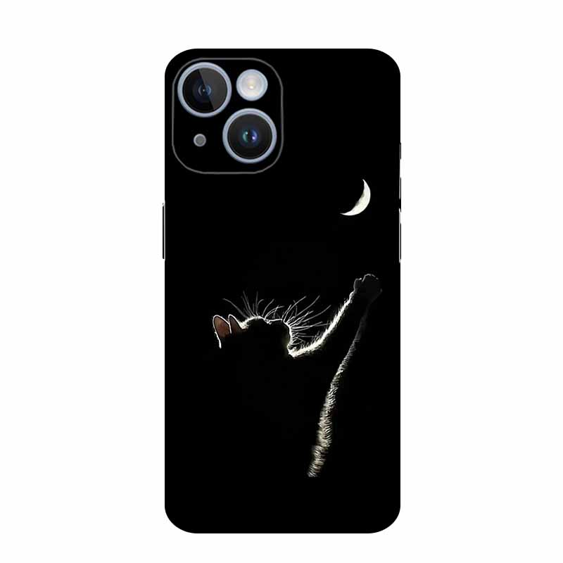 

Для iPhone 17 16 15 14 pro max plus Черный Чехол Мягкий Силикон ТПУ Чехол для Телефона Funda для iPhone 17Air 16e Защитный Милый Бампер iPhone 14 plus