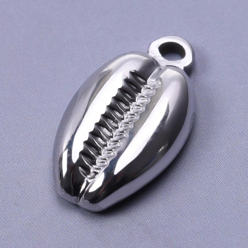 Starfish Conch Fish Tail Silver Color Stainless Steel Charms For Jewelry Making Supplies Ocean Animal Pendant 6pcs/Lot Breloque