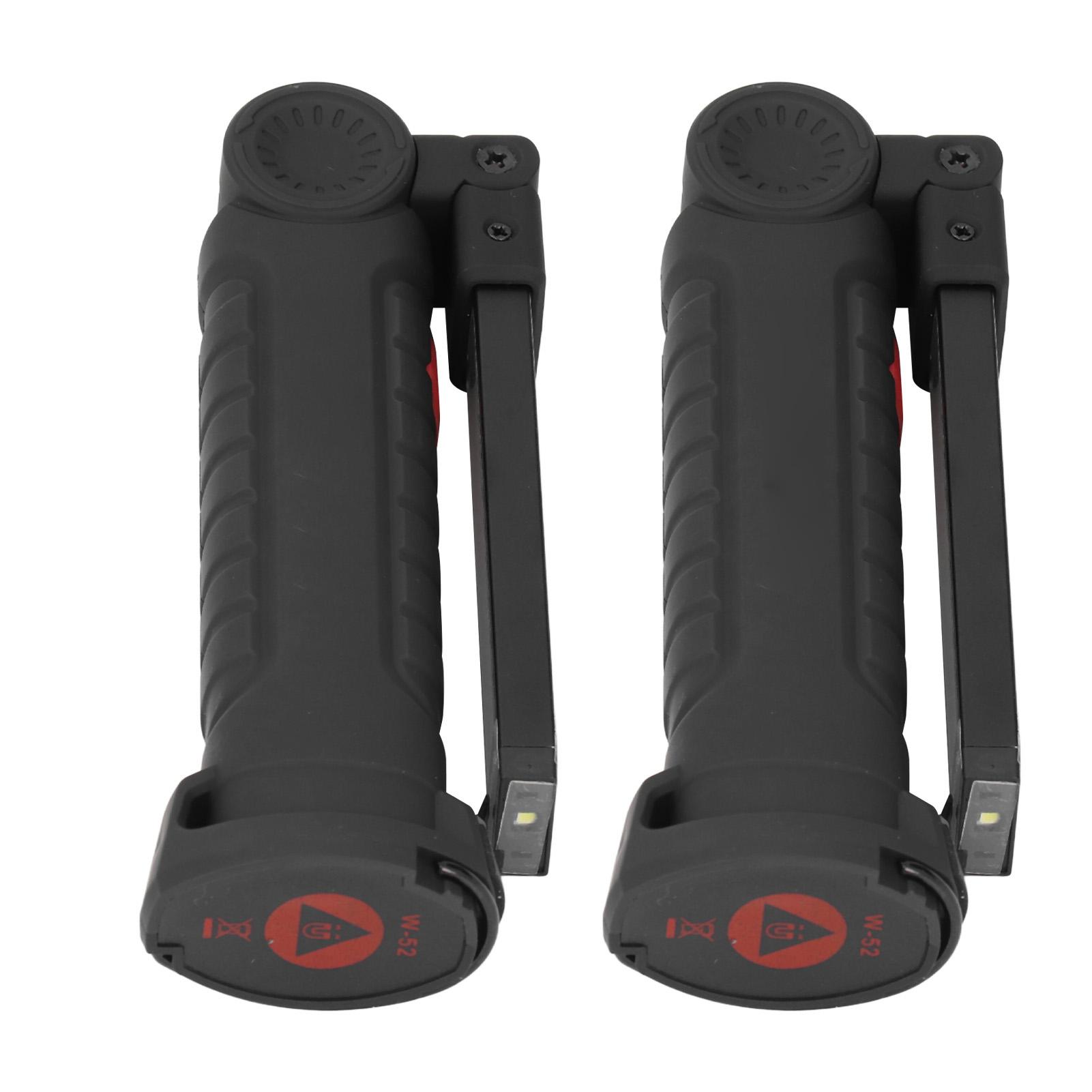 

2Pcs Rechargeable LED Work Light with Magnetic Base Outdoor Multi Functional Portable Foldable COB