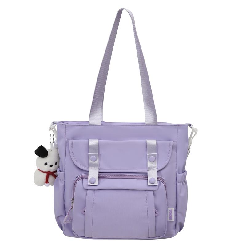 

Сумка через плечо большой емкости для студентов, сумка для книг для женщин фиолетовый