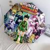 1 PC Automatic Folding Umbrella - Hunter X Hunter Pattern Portable Foldable Design With 8 Ribs Christmas Birthday Gifts