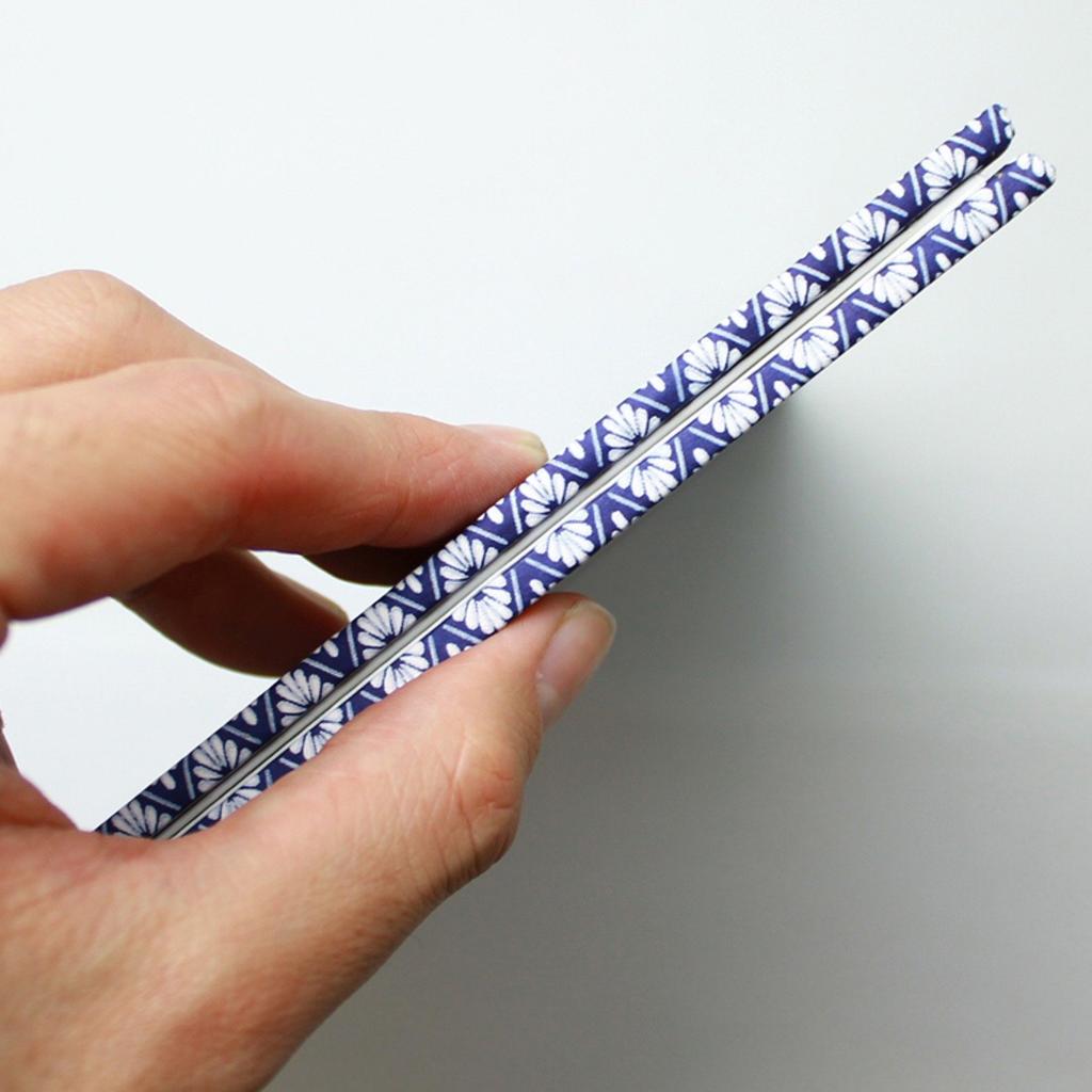 Kuretake Hanshi Hanshi Scissors Yuzen Paper Navy LA27-2