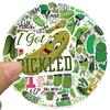 50PCS Cartoon Pickle Stickers - Waterproof Decor for Luggage, Notebook & Guitar AnimeWorlds Store