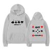 Alice in Borderland Hoodie – Unisex Black Double Sided Fleece Sweatshirt, Playing Card Suits & Japanese Kanji Drip Print, AIB Anime Streetwear