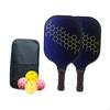 2 Pickleball Rackets Portable Paddles for Men Women Player Sports