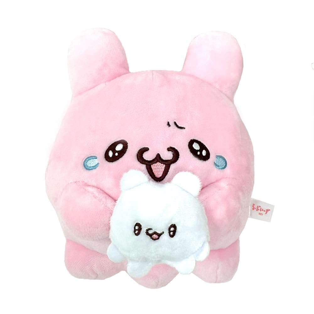 Loveys Shivering Plush Mascot Sumoppi Pyonchie, Approx. 16cm, with Toy Diamond (Pyonchie (Pink))