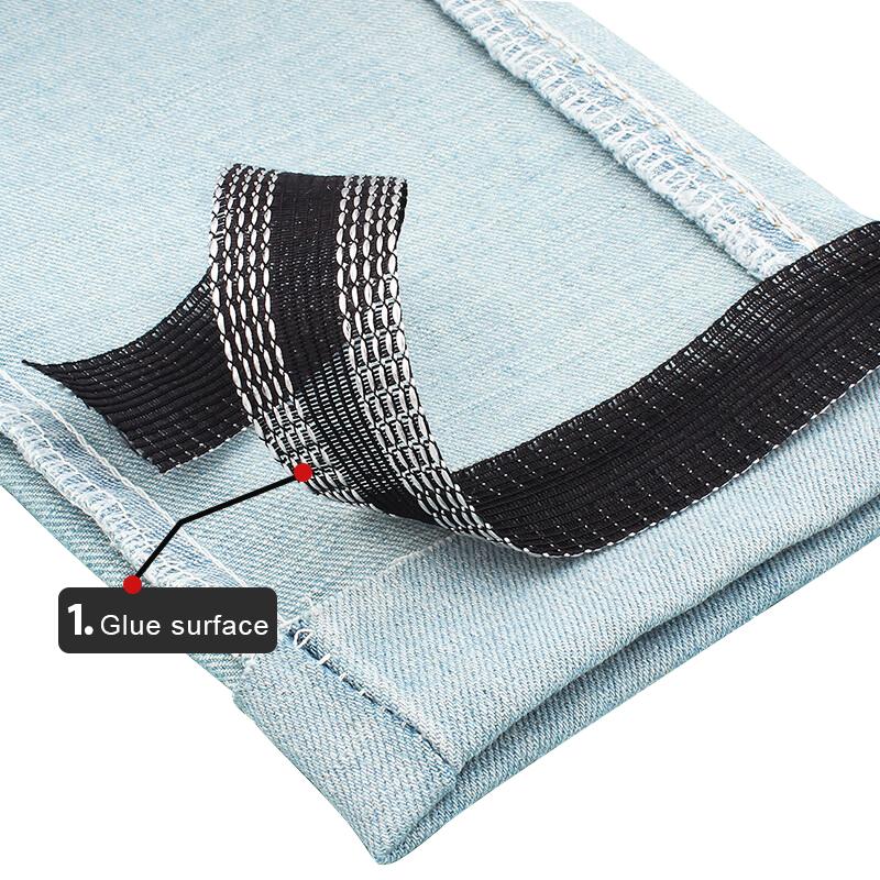 5Meters seamless self-adhesive pants leg patch, adhesive patch for shortening & repairing pants hemming, DIY sewing accessories