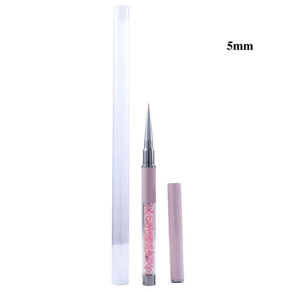 DIY UV Gel Brush Ultra-thin Oval Head Carving Nail Art Brush Acrylic Nail Liner Pen Nail Art Drawing Pen Manicure Tool