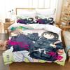 Anime Ippon Again Bedding Set 3D Printed Suitable for Bedroom Duvet Cover Set With Pillowcases Kids Home Textile