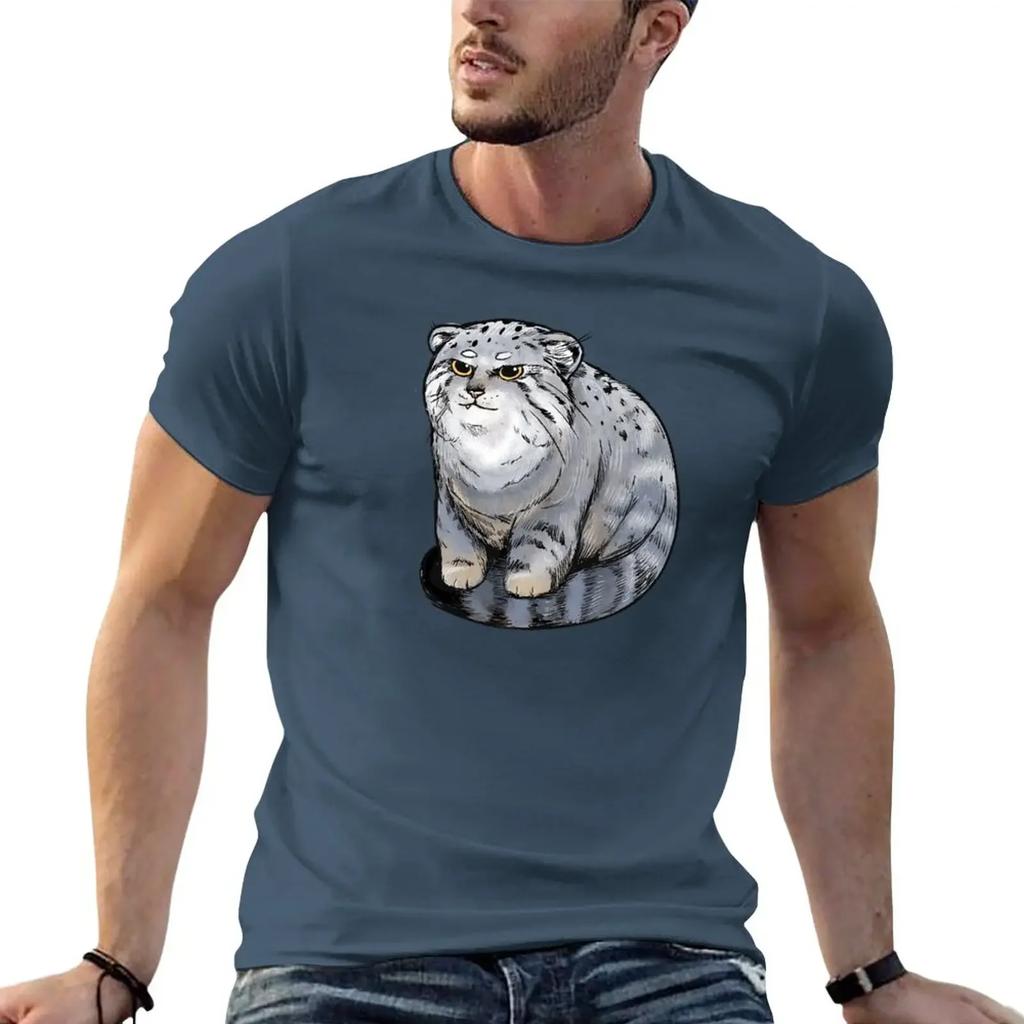 summer Tops Hattori Classic harajuku Pallas's cat T-Shirt Blouse funny t shirts quick drying workout shirts