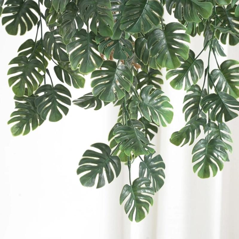 Artificial Plants Plastic Turtle Leaf New Year Outdoor Wedding Scene Decoration Home Living Room Wall Hanging Christmas Wreath