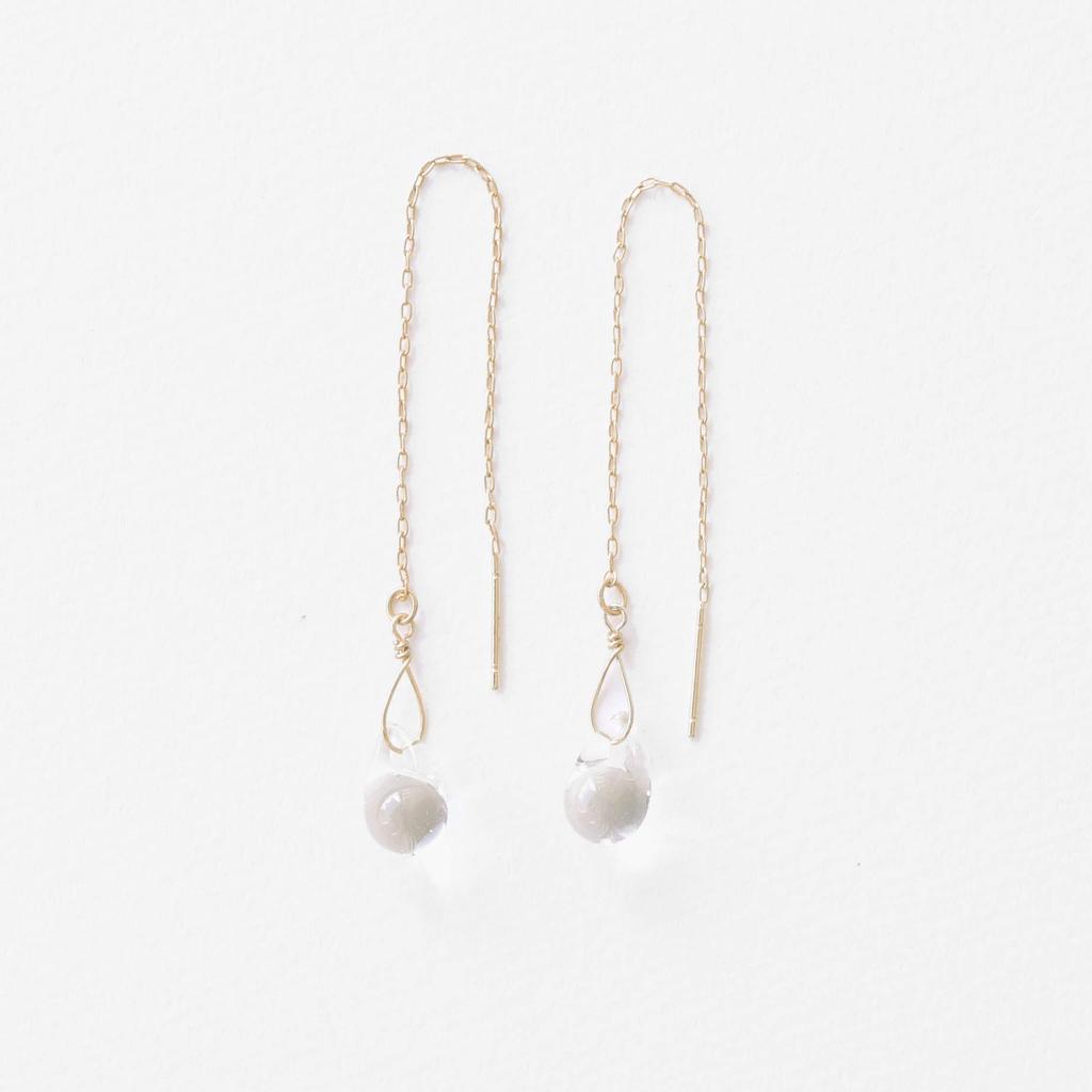 Hario Hario Lampwork Factory Earrings Tears