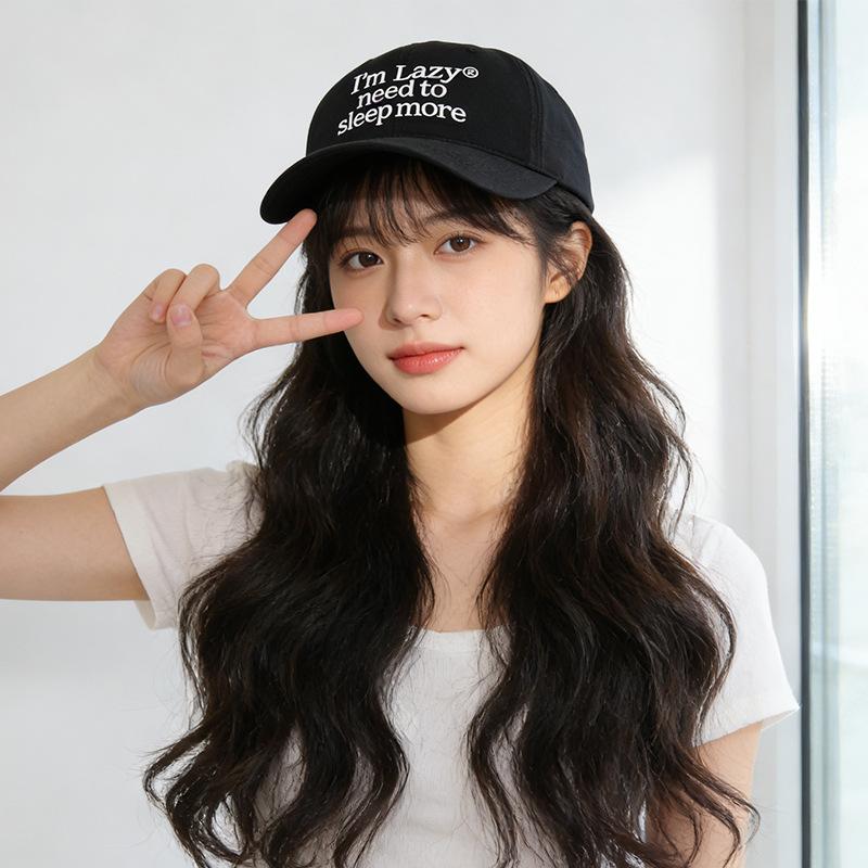 Baseball cap Women s atmosphere Wide brim Show face Small casual cap M(56-58cm)