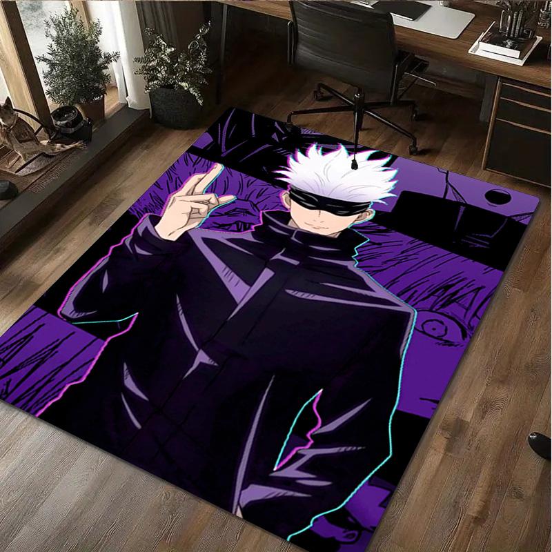 Gojo Satoru Rug - Home Carpet Office Decorative Carpet For Living Room Bedroom Door Mat Floor Rug Computer Chair Area Rug