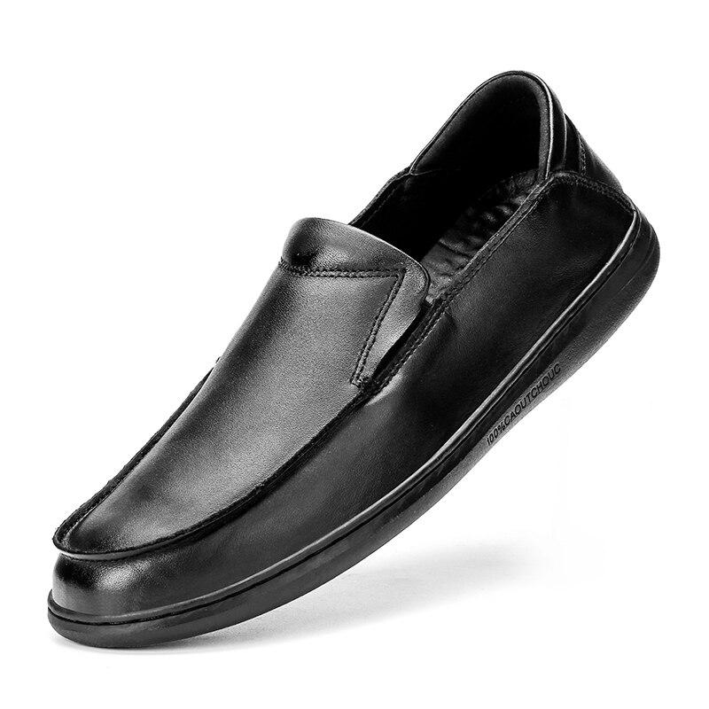 Satın alın Leather Men Casual Shoes Brand 2022 Italian Men Loafers Moccasins Breathable Slip On