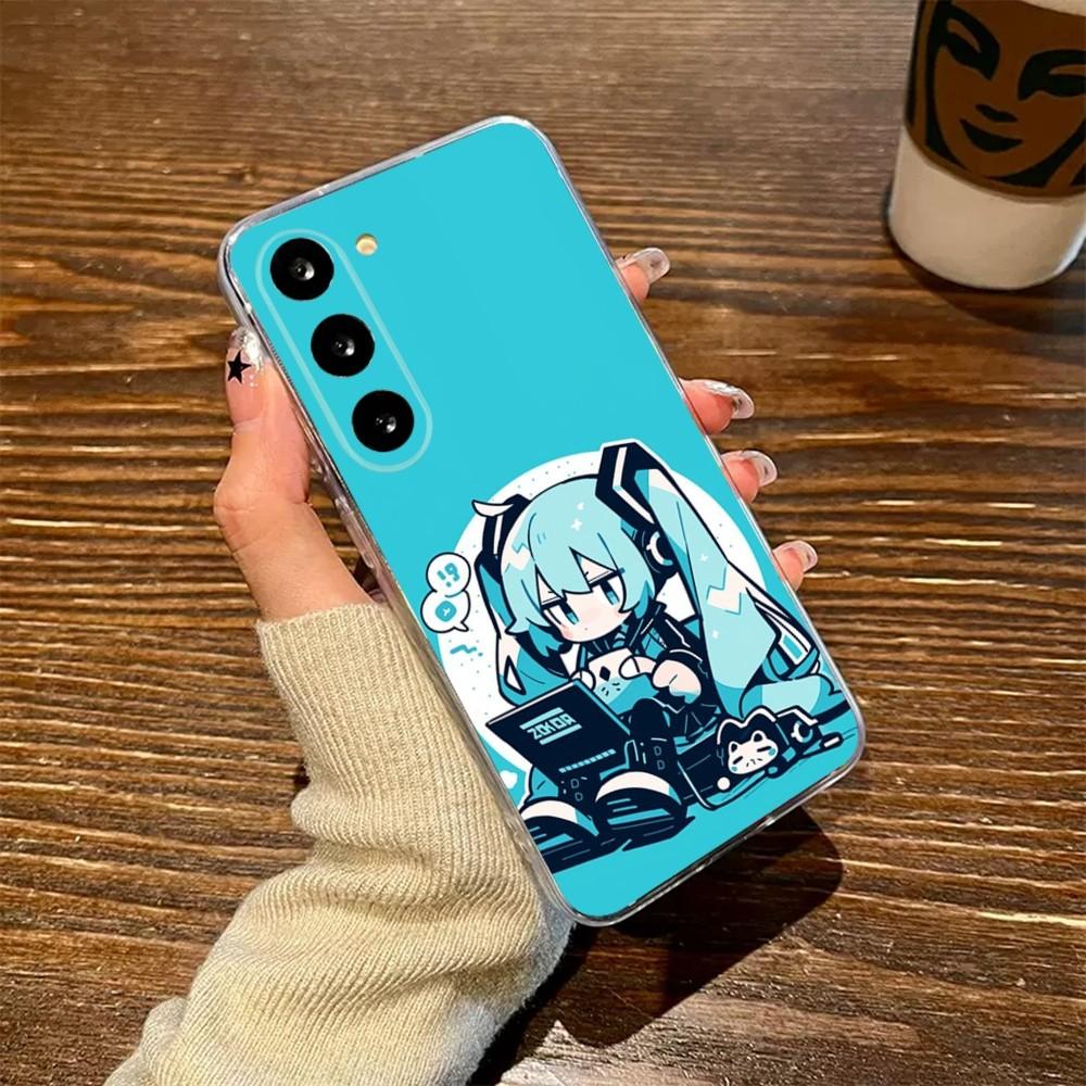 Anime M-MIKUS-S Phone Case For Samsung S23,23,22,30,21,10,9,8,7,Note20 Ultra,Lite,Ultra,5G,Plus,FE,Soft Transparent Case