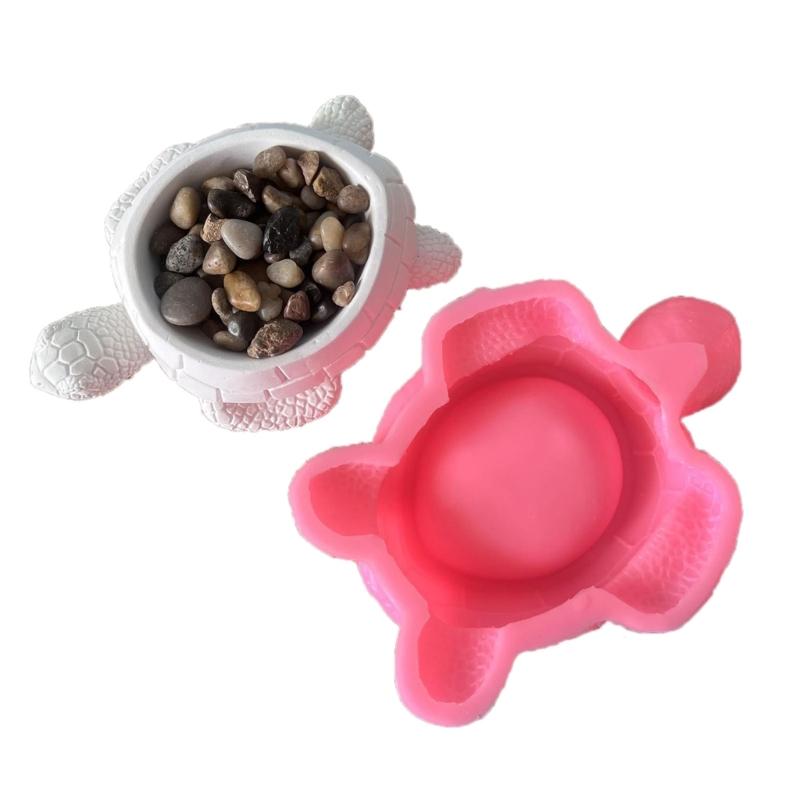 

Tortoises Shape Silicone Candle Cup Molds for Candle Holder Flower Planter Jewelry Case Cement Gypsum Silicone Molds 1