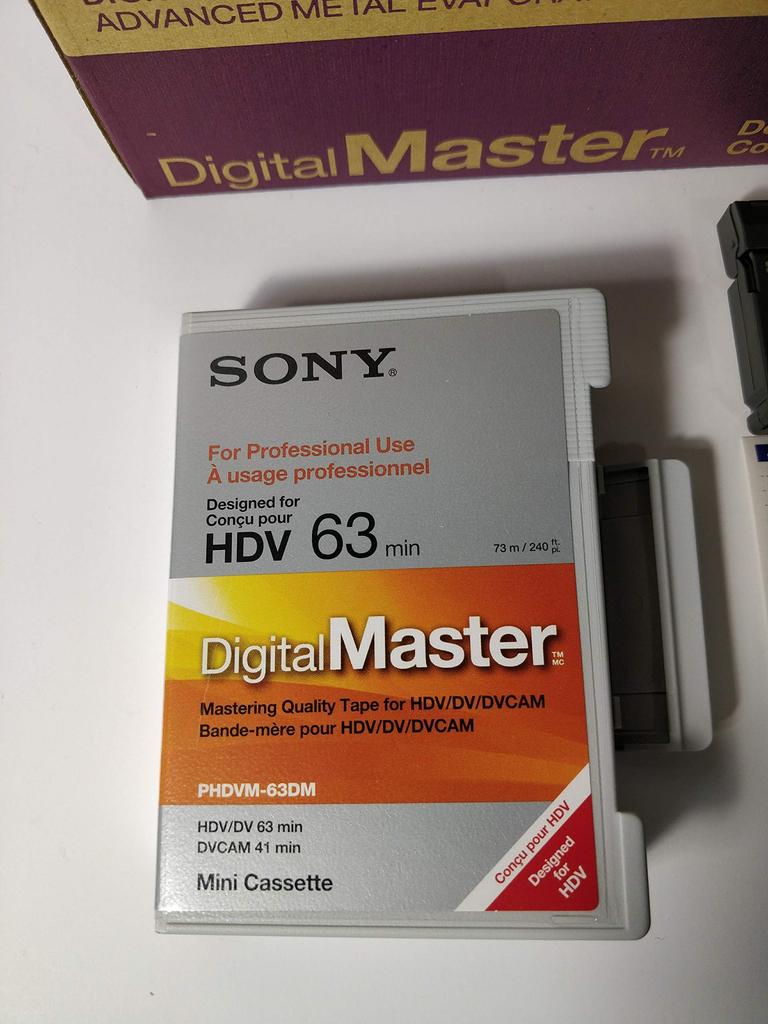 DigitalMaster Tape PHDVM-63DM DV/HDV/DVCAM (10 Stück)